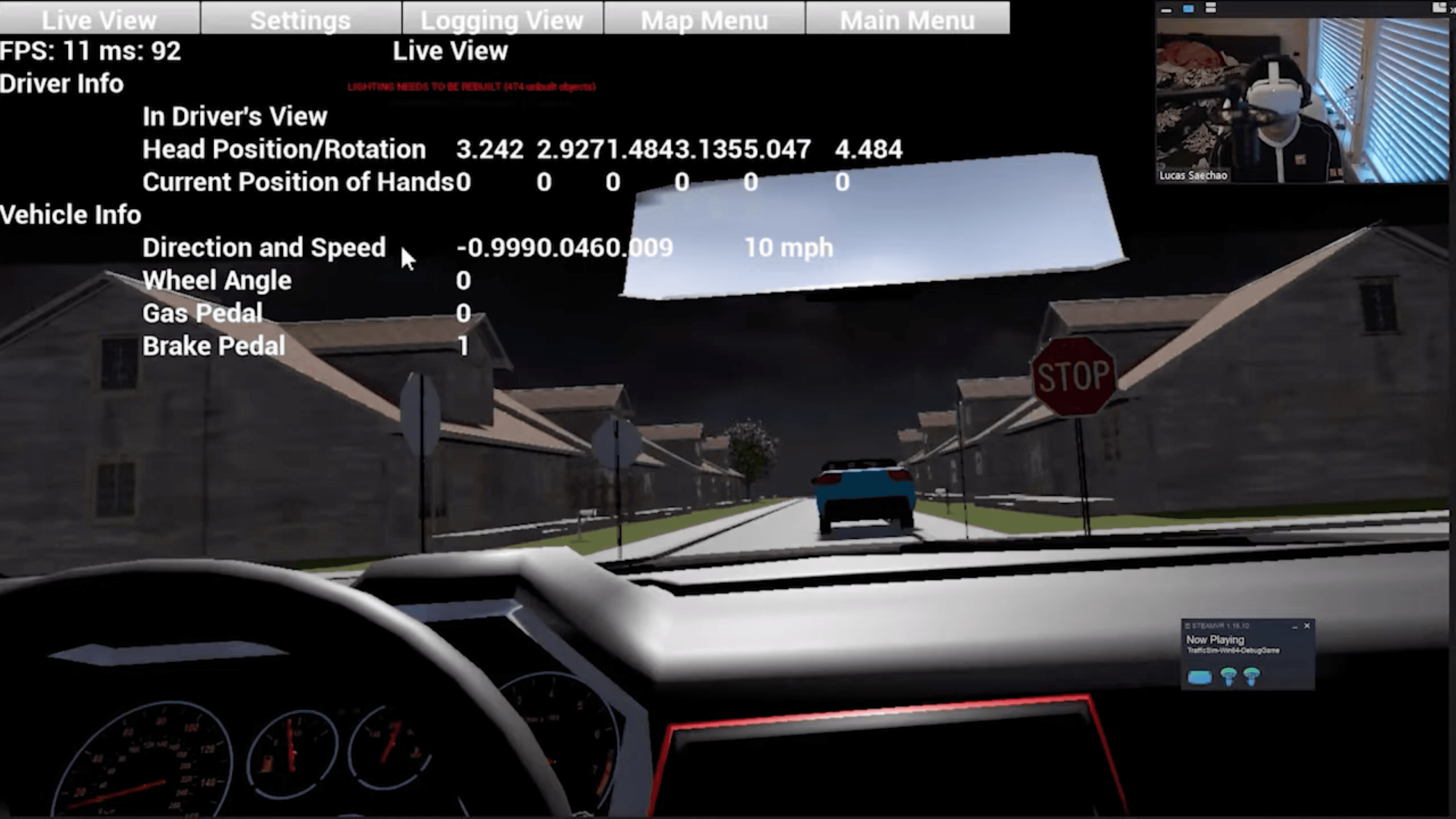 VR Traffic Sim