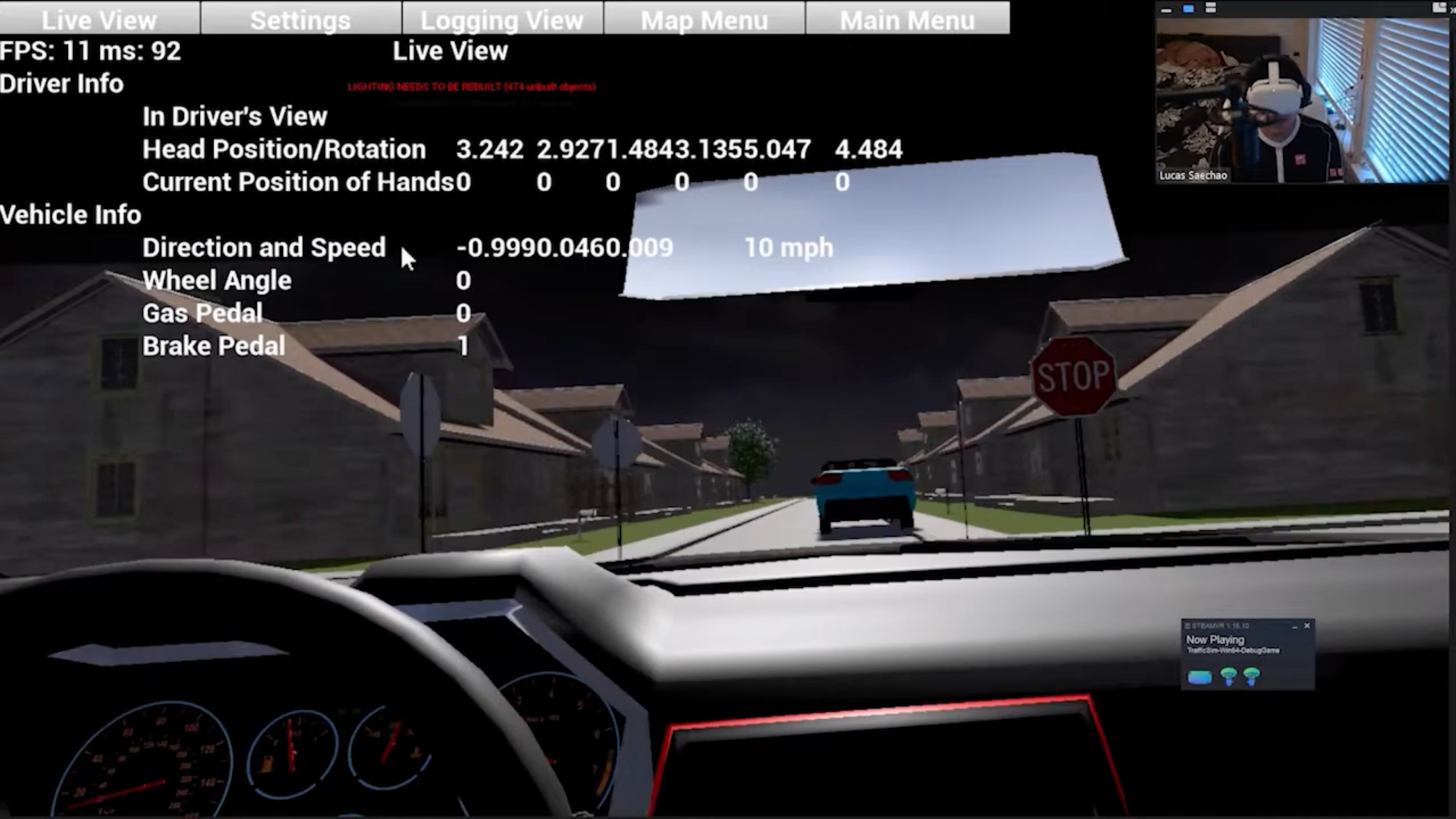 VR Traffic Sim